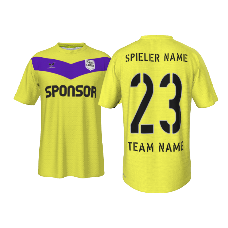 Eigenes Trikot Lille PRO 8SCC in Gelb - Custom Fußball Trikot - 100 % individuell & einzigartig