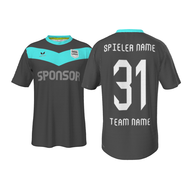 Eigenes Trikot Lille PRO 8SCC in Schwarz - Custom Fußball Trikot - 100 % individuell & einzigartig gestalten