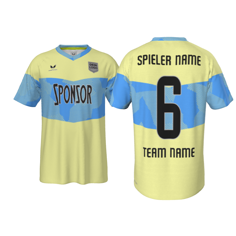 Custom Trikot Cruz PRO 20RVN Gelb - Gestalte dein eigenes Design | ALIEN Custom Soccer