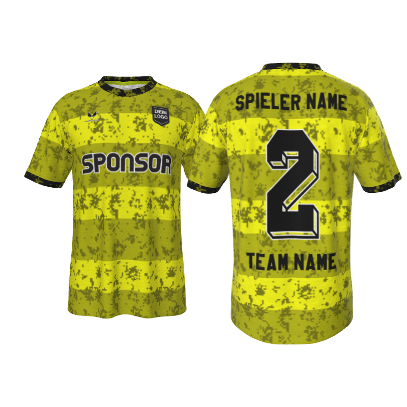 Personalisiertes Trikot Celgo PRO 12.9SCN Gelb - Fussball Trikot nach deinen Wünschen | ALIEN Custom Soccer