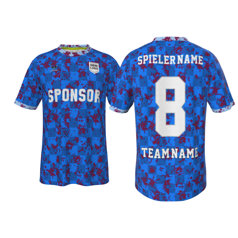 Personalisiertes Trikot Croatia PRO 45SCN Blau - Fussball Trikot nach deinen Wünschen | ALIEN Custom Soccer