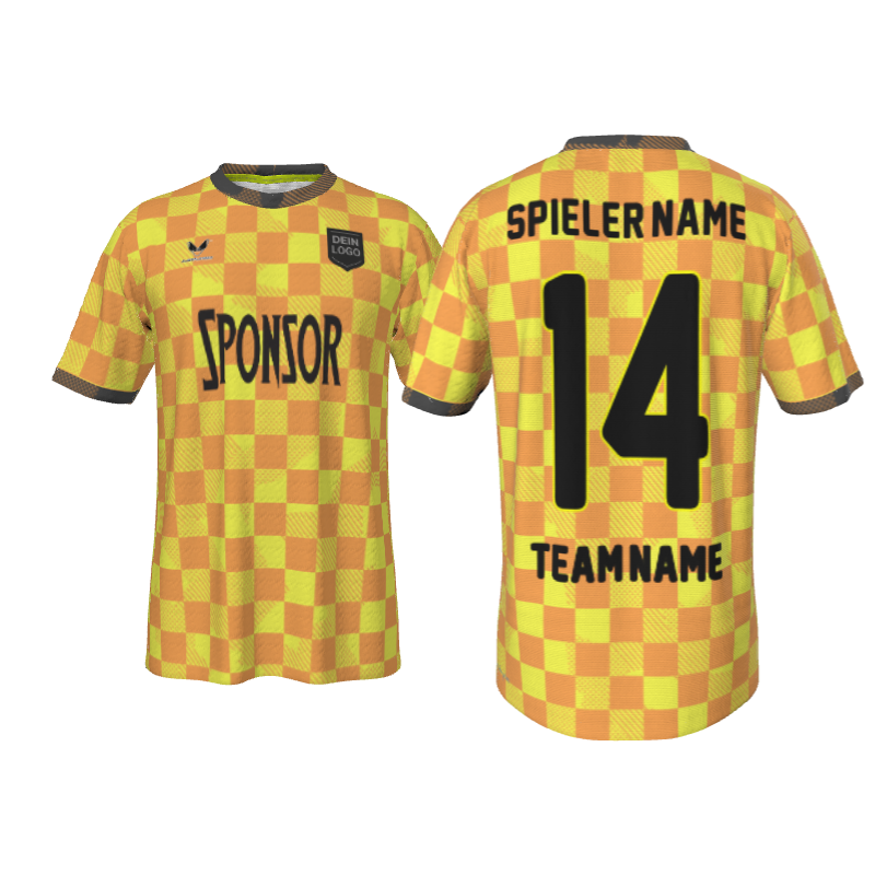 Personalisiertes Trikot Croatia PRO 45SCN Gelb - Fussball Trikot nach deinen Wünschen | ALIEN Custom Soccer