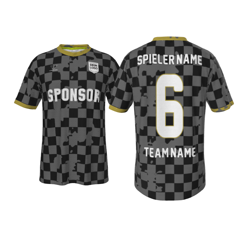 Personalisiertes Trikot Croatia PRO 45SCN Schwarz - Fussball Trikot nach deinen Wünschen | ALIEN Custom Soccer