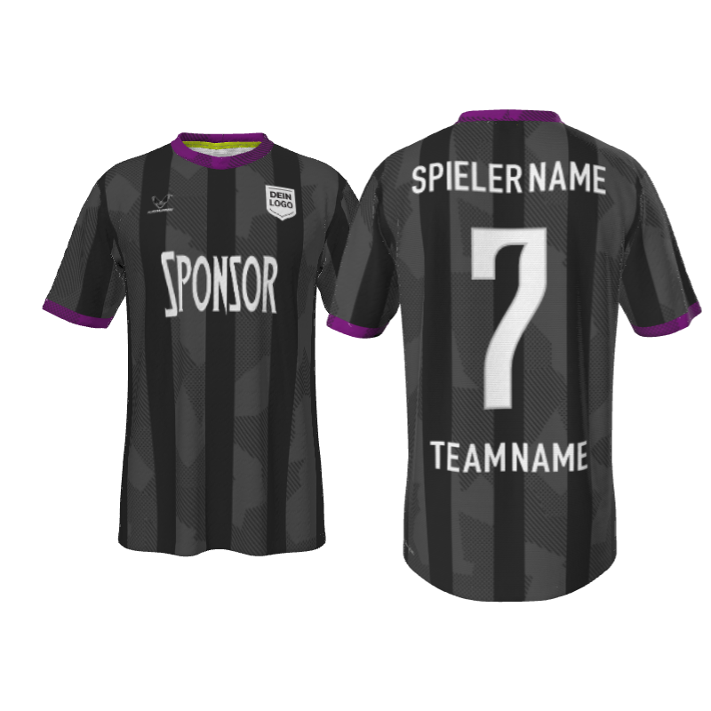 Personalisiertes Trikot Jurin PRO 5.7SCN Schwarz - Fussball Trikot nach deinen Wünschen | ALIEN Custom Soccer