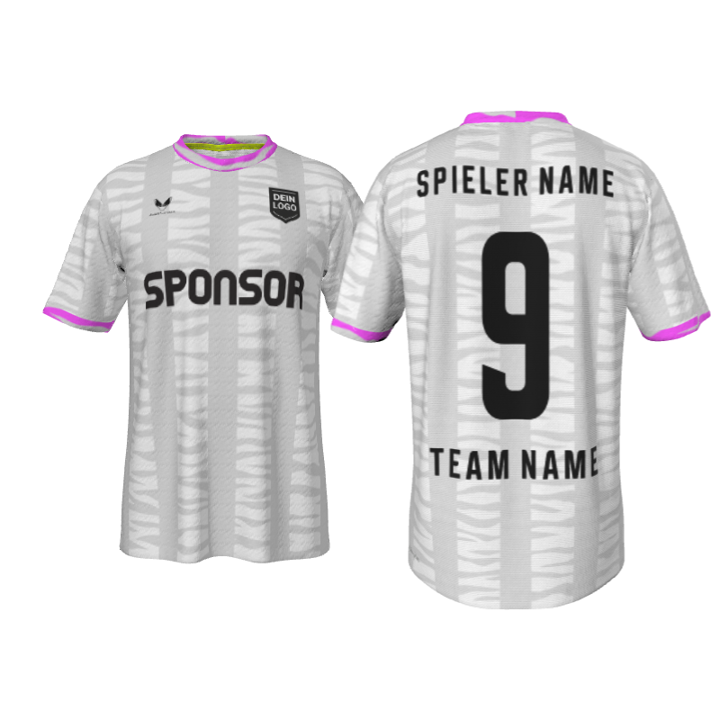 Personalisiertes Trikot Jurin PRO 5.7SCN Weiss - Fussball Trikot nach deinen Wünschen | ALIEN Custom Soccer